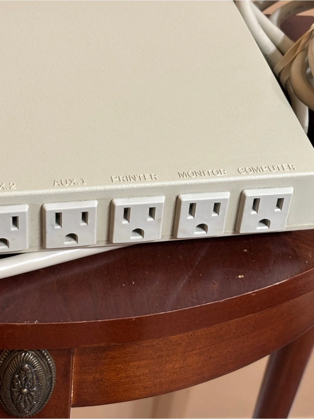 Vintage Beige PC Keyboard - White / Cream Wired USB/PS2 Compatible